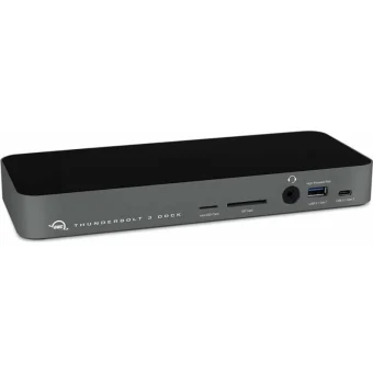 OWC USB-C Docking Station με DisplayPort 4K PD Ethernet και συνδεση 2 Οθονών Γκρι (OWCTB3DK14PSG) OWCTB3DK14PSG