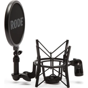 Rode SM-6 Υποδοχή Μικροφώνου Αντικραδασμική Βάση με Pop Filter