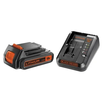 Black & Decker Σετ Μπαταρίας Λιθίου Χωρητικότητας 1Ah 18V με Φορτιστή