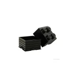 LEGO Παιδικό Κουτί Αποθήκευσης από Πλαστικό 4-Stud Μαύρο 25x25x18cm - Image 2