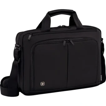 Wenger Source Τσάντα Ώμου / Χειρός για Laptop 16" σε Μαύρο χρώμα