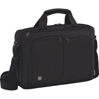 Wenger Source Τσάντα Ώμου / Χειρός για Laptop 14" σε Μαύρο χρώμα