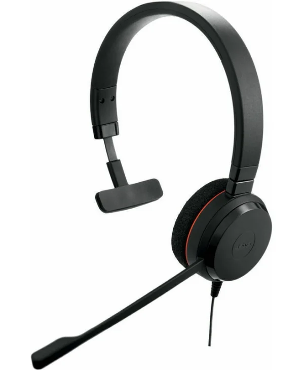 Jabra Evolve 20 MS Mono On Ear Multimedia Ακουστικά με μικροφωνο και σύνδεση USB-A