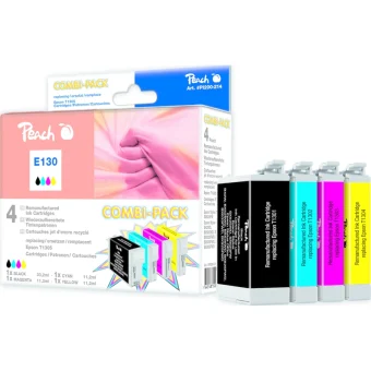 Peach E130 Epson Πολλαπλό (Color) 4τμχ