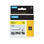Dymo Ταινία Ετικετογράφου 5.5m x 24mm σε Κίτρινο Χρώμα - Image 2