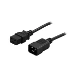 Powerwalker Bluewalker IEC C14 - Schuko Cable 0.2m Μαύρο 91015003 91015003 - Image 2