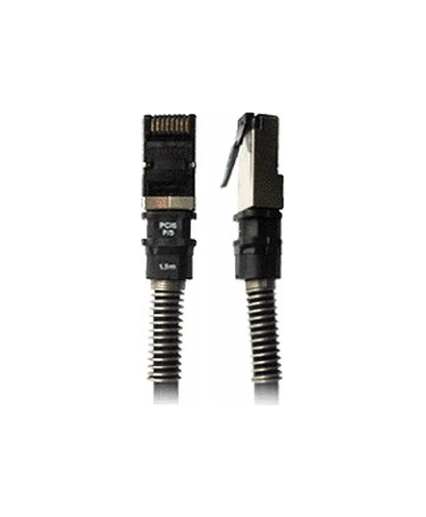 Patchsee S/FTP Cat.6a Καλώδιο Δικτύου Ethernet 2.4m Μαύρο 1τμχ