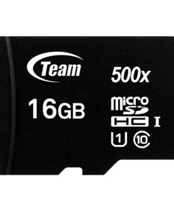 TeamGroup 500x microSDHC 16GB Class 10 U1 UHS-I με αντάπτορα