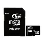 TeamGroup 500x microSDHC 16GB Class 10 U1 UHS-I με αντάπτορα - Image 2