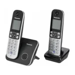 Panasonic KX-TG6812GB Ασύρματο Τηλέφωνο Duo Μαύρο KX-TG6812GB - Image 4