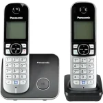 Panasonic KX-TG6812GB Ασύρματο Τηλέφωνο Duo Μαύρο KX-TG6812GB - Image 5