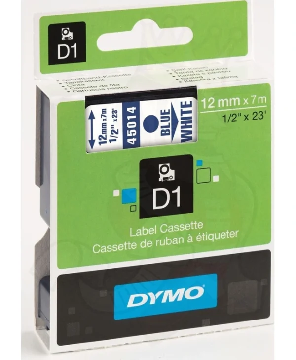 Dymo 45014 Ταινία Ετικετογράφου 7m x 12mm σε Λευκό Χρώμα