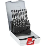 Bosch Σετ 19 HSS-Co 1-10mm Τρυπάνια HSS με Κυλινδρικό Στέλεχος για Μέταλλο