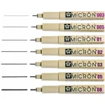 Sakura Pigma Micron 02 Μαρκαδόρος Σχεδίου Μαύρος 0.3mm - Image 5