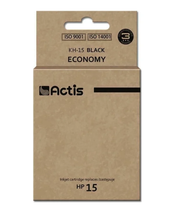 Actis Συμβατό Μελάνι Εκτυπωτή InkJet HP 15 C6615N 44ml Μαύρο