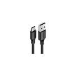Ugreen US287 USB 2.0 Cable USB-C male - USB-A 60W Μαύρο 1.5m (60117) 60117