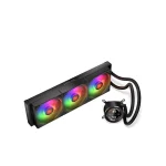 Krux HydroGlance 360 ARGB Υδρόψυξη Επεξεργαστή Τριπλού Ανεμιστήρα 120mm για Socket AM4/AM5/1700/1200/115x - Image 2