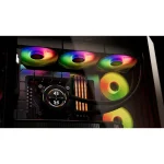 Krux HydroGlance 360 ARGB Υδρόψυξη Επεξεργαστή Τριπλού Ανεμιστήρα 120mm για Socket AM4/AM5/1700/1200/115x - Image 3