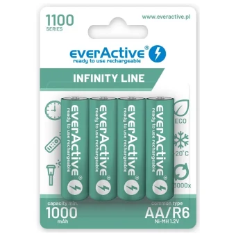 everActive Επαναφορτιζόμενες Μπαταρίες Ni-MH 1100mAh 4τμχ