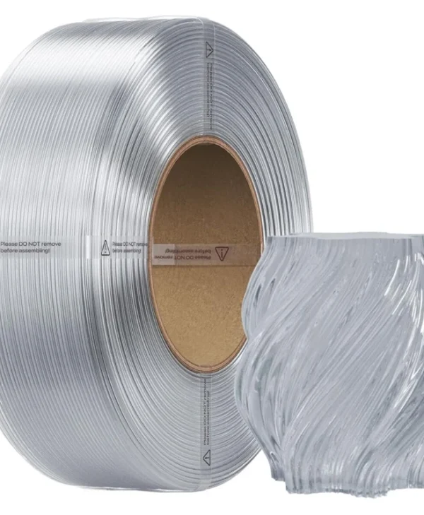 Creality CR-PETG No Reel 3D Printer Filament, Hard Glossy, Tensile 49MPA, 1kg Transparent 3301030129