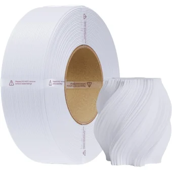 Creality CR-PETG No Reel 3D Printer Filament, Hard Glossy, Tensile 49MPA, 1kg White 3301030130