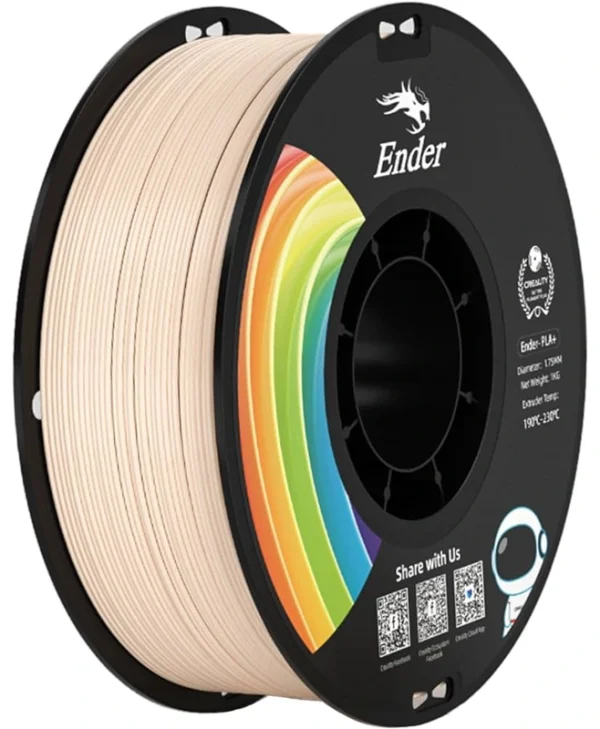 Creality EN-PLA+ Strength 34MPA Bend 77MPa 1Kg Spool1.75 Beige 3301010312