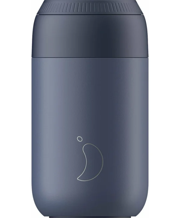 Chilly's Series 2 Ποτήρι Thermos Ανοξείδωτο BPA Free 340ml Μπλε 22117
