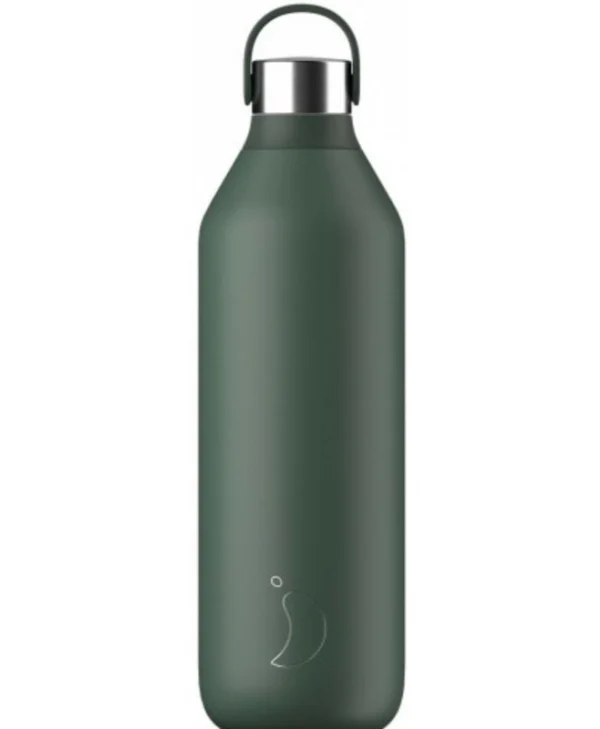 Chilly's Series 2 Μπουκάλι Thermos Bottle Pine Green 1L 222-101