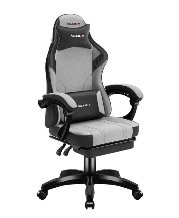 Huzaro Force 3.7 Υφασμάτινη Καρέκλα Gaming με Ρυθμιζόμενα Μπράτσα Γκρι HZ-FORCE 3.7 GREY