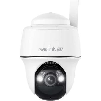 Reolink Go Series Ασύρματη Dome IP Κάμερα Ασφαλείας με Μπαταρία, IP64 4K 8MP 4G LTE Pan‑Tilt White G440