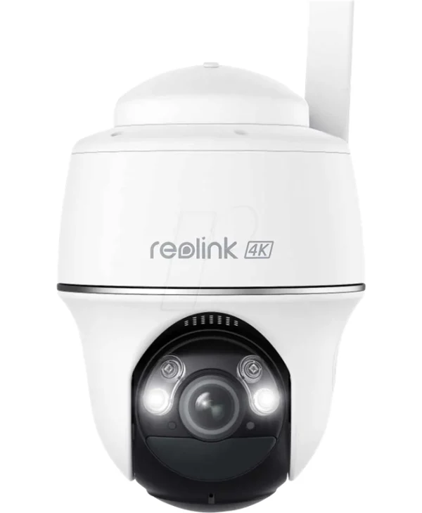 Reolink Go Series Ασύρματη Dome IP Κάμερα Ασφαλείας με Μπαταρία, IP64 4K 8MP 4G LTE Pan‑Tilt White G440