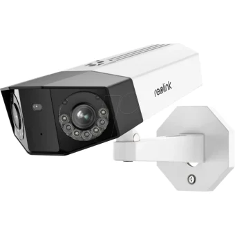 Reolink Duo Series P730 Smart 4K UHD PoE Dual-Lens Camera with Spotlight Night Vision White