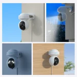 Reolink E Series E560 4K PTZ Wi-Fi 6 Security Camera with Auto Tracking White - Image 3