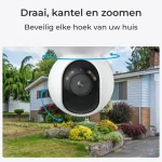 Reolink E Series E560 4K PTZ Wi-Fi 6 Security Camera with Auto Tracking White - Image 6