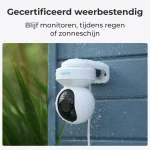 Reolink E Series E560 4K PTZ Wi-Fi 6 Security Camera with Auto Tracking White - Image 7
