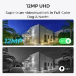 Reolink P340 Smart 12MP PoE Spotlight Camera with Color Night Vision White - Image 9