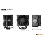 BeQuiet! Dark Rock 5 High-End Air Cooler Black BK035 - Image 2