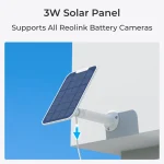 Reolink Argus Series B430 5MP Wireless Solar Battery Camera with Pan & Tilt, Camera Only, White - Image 10