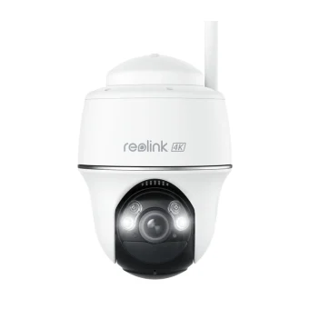 Reolink Argus B440 4K 8MP Wireless Pan & Tilt Standalone Solar/Battery Camera with Spotlights, Camera Only, WHite