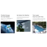 Reolink Argus Track B730 4K Dual-Lens Wi-Fi Solar/Battery Camera with Auto-Zoom Tracking< Camera Only, White - Image 9