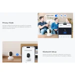 Reolink E340 4K 8MP Dual-Band Wi-Fi 6 PTZ Indoor Camera with Auto Tracking, White - Image 9