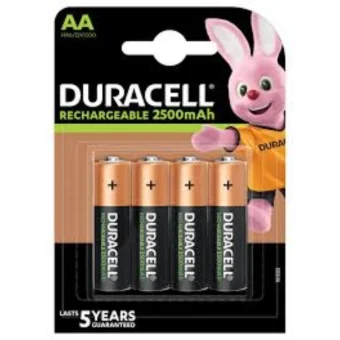 Duracell Rechargeable Battery Ni-MH R6/AA 2500 mAh 4τμχ 5000394057043