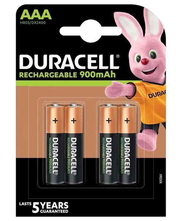 Duracell Recharge R03 AAA 900 mAh 4τμχ 5000394203822