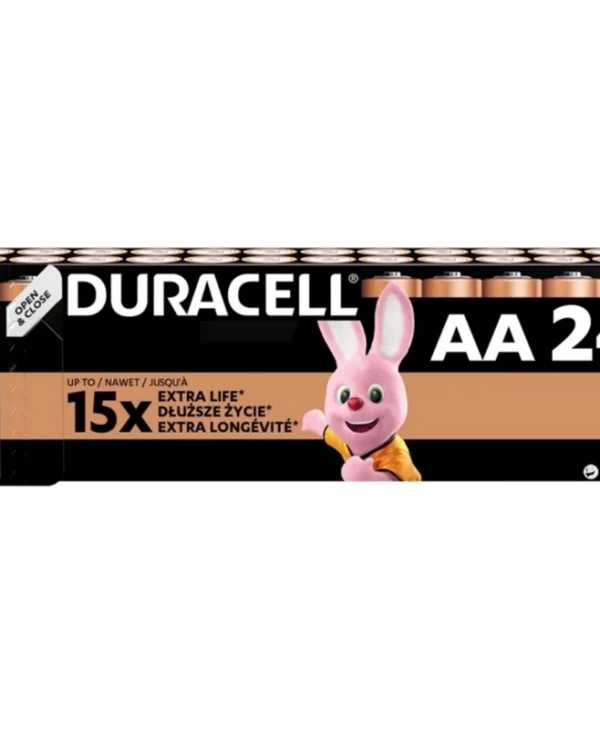 Duracell Basic LR6 AA Alkaline Battery 1.5V 24pcs 5000394160071