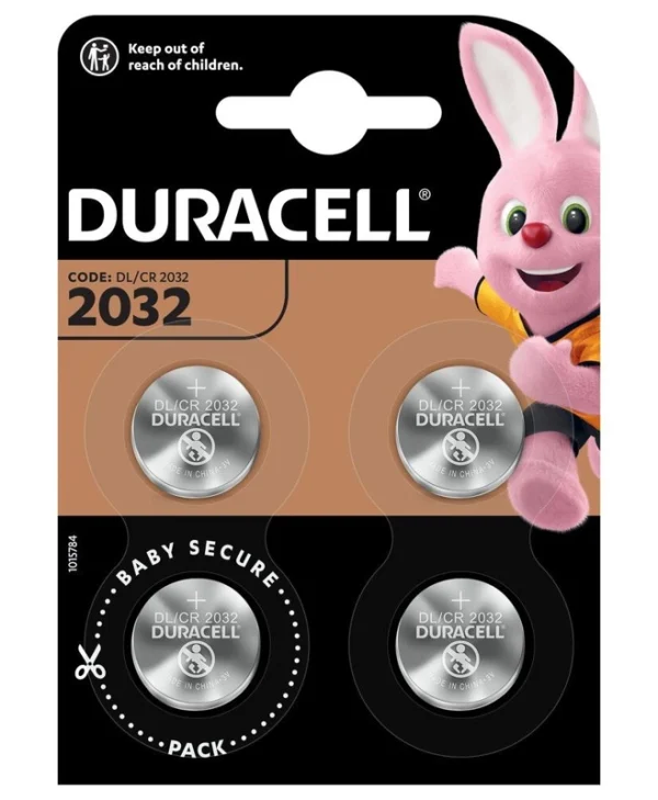 Duracell CR2032 DL2032 ECR2032 4BL Mini Lithium Βattery 3V 4τμχ 5000394071780