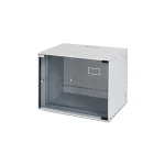 Mirsan Επιτοίχια Καμπίνα Rack 6U 30.6x30x30.5cm Γκρι SOH06U30MN.02
