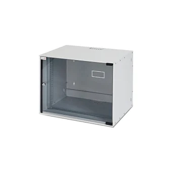 Mirsan Επιτοίχια Καμπίνα Rack 6U 30.6x30x30.5cm Γκρι SOH06U30MN.02