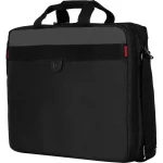 Wenger Legacy Slim Τσάντα Ώμου / Χειρός για Laptop 17" σε Μαύρο χρώμα - Image 4