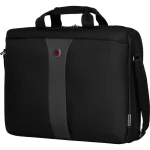 Wenger Legacy Slim Τσάντα Ώμου / Χειρός για Laptop 17" σε Μαύρο χρώμα - Image 5