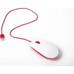 Raspberry Pi Mouse Ενσύρματο Ποντίκι Λευκό